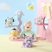 Sanrio Characters Fox Island Vinyl Plush Keychain Gift Blind Box