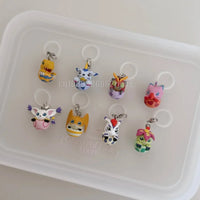 Digimon Adventure Gashapon keychain Agumon figure — Digimon — Kakebo