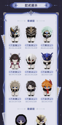 Genshin Impact Fatui Harbinger blind box display — Genshin Impact — Kakebo