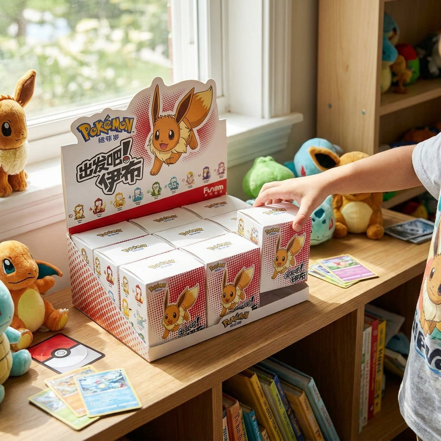 Funism Pokemon Eevee 9-Pack Blind Box Set