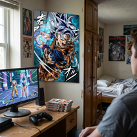 Mastered Warrior Anime Canvas Wall Art