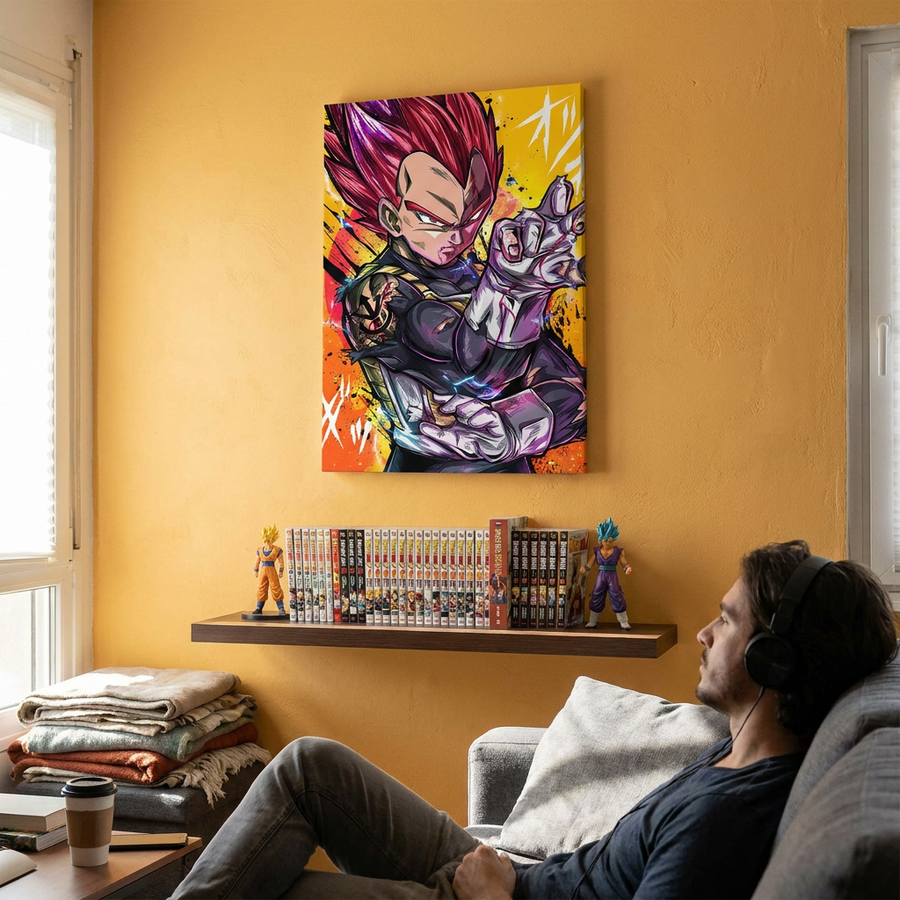 The Red Prince Anime Canvas Wall Art