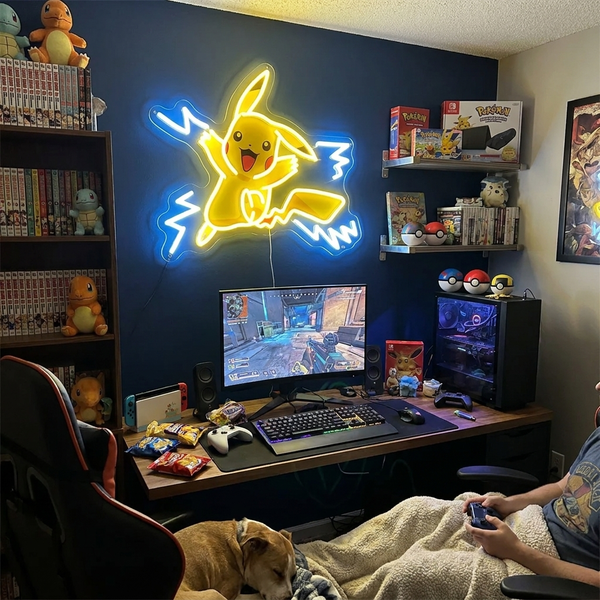 Pokémon Pikachu Acrylic Neon LED Light Sign lifestyle
