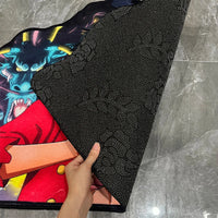 Dragon Ball Vegeta anime area rug gaming room — Dragon Ball — Kakebo