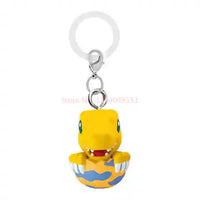 Digimon Adventure Gashapon keychain scale view — Digimon — Kakebo