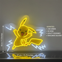 Pokemon Pikachu neon LED sign side view — Pokemon — Kakebo