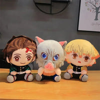 Demon Slayer Zenitsu plush doll front — Demon Slayer — Kakebo