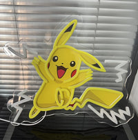Pokemon Pikachu neon LED sign in room — Pokemon — Kakebo