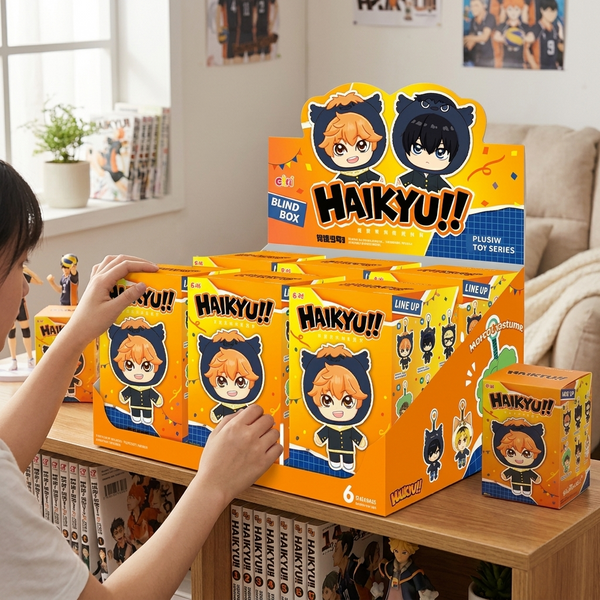 Haikyuu Mascot Plush Blind Box Keychain
