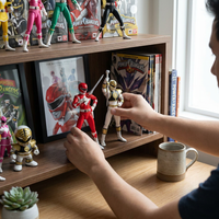 MMPR Red White Super Sentai SHF Figure