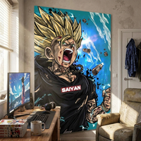 Son of a Warrior Anime Canvas Wall Art