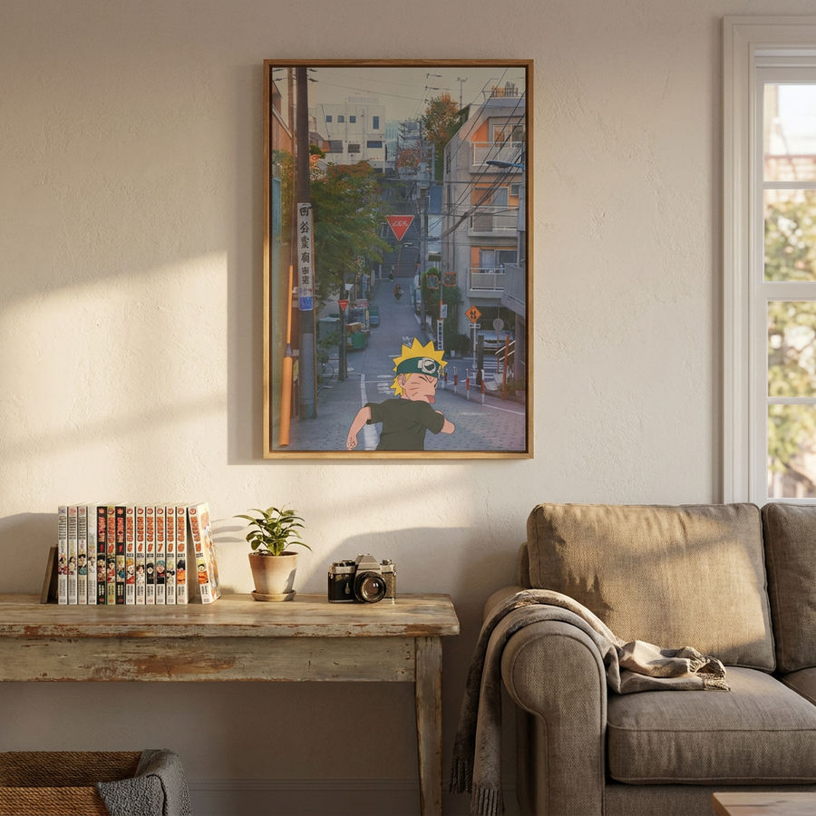 Young Naruto Canvas Wall Art