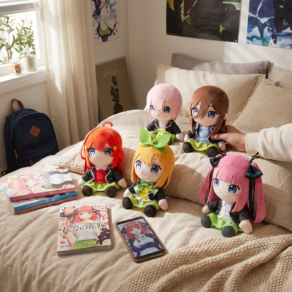 Quintessential Quintuplets Plush Pillow Doll lifestyle